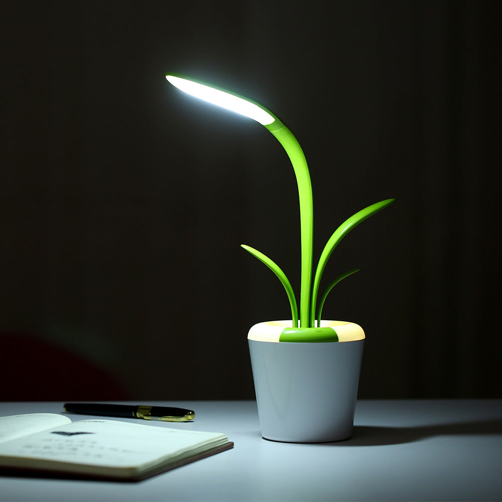 Modern Plant Lights LED Table Stylish Lamp - USB & Eye Protection