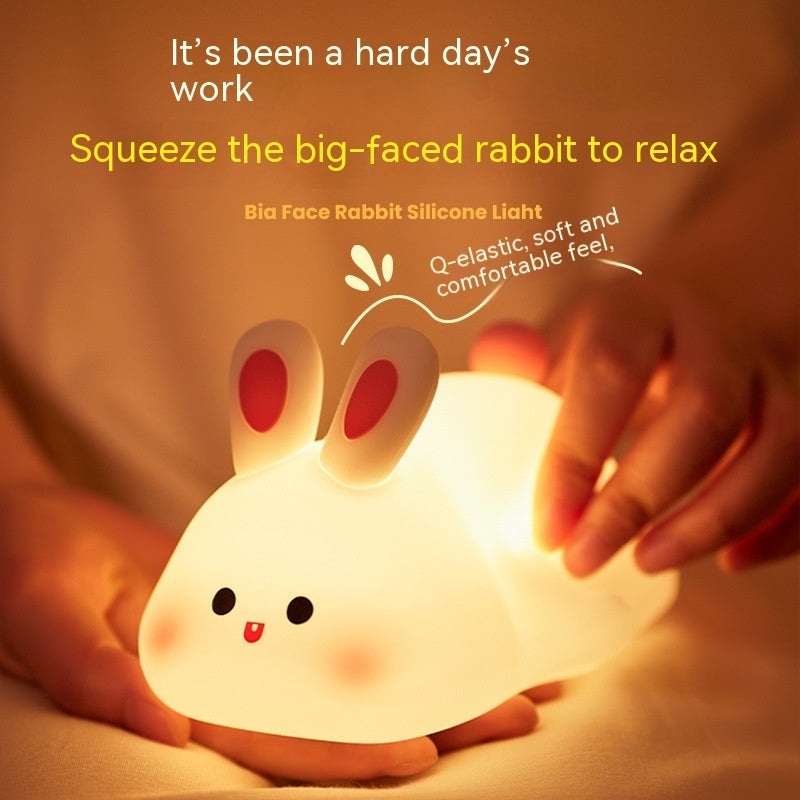 Cute Rabbit Bulb Light - Touch Sensor Bedside Lamp Home Decor