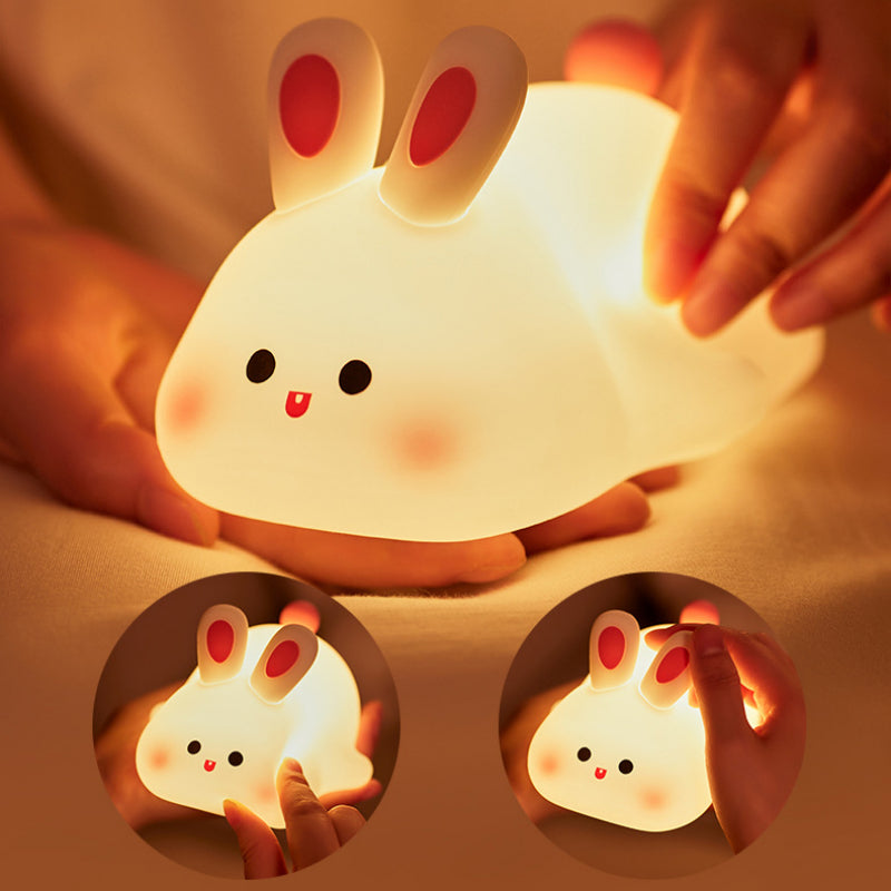 Cute Rabbit Bulb Light - Touch Sensor Bedside Lamp Home Decor