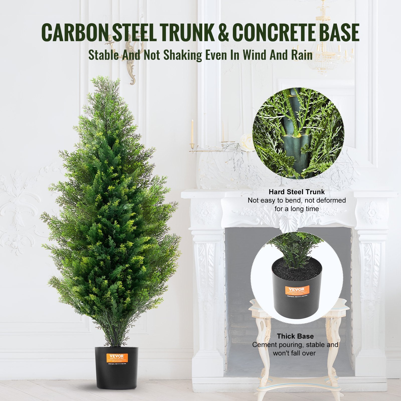 2 Pack Decoration Tree Plant Decor In/Outdoor