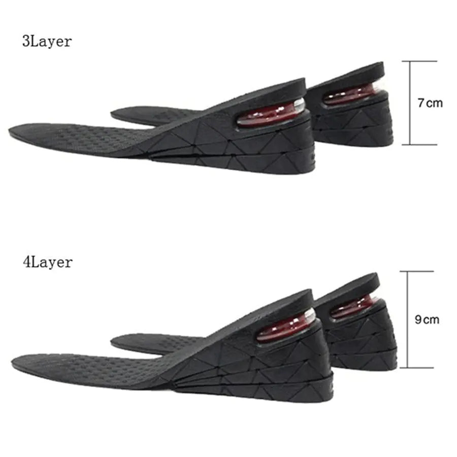 Elevating Air Cushion Insoles for Height Increase