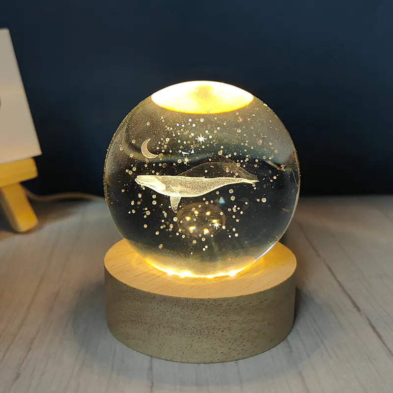 USB Night Light Crystal Ball