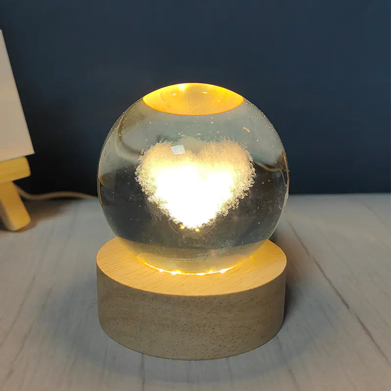 USB Night Light Crystal Ball
