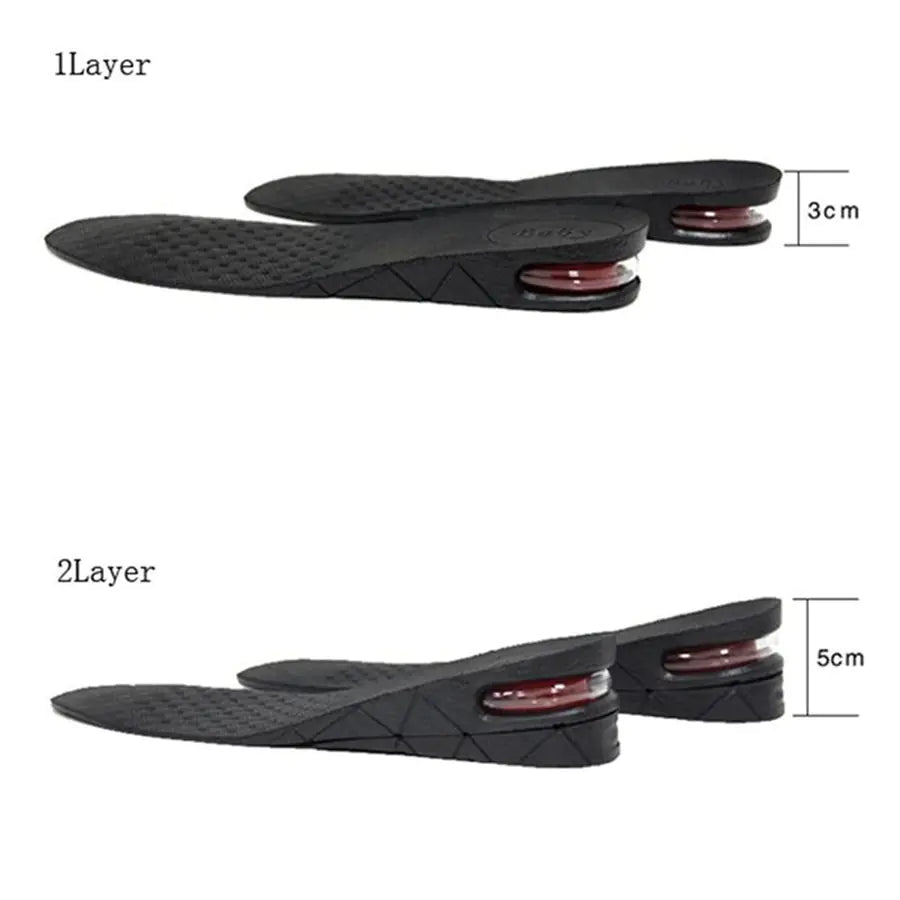 Elevating Air Cushion Insoles for Height Increase