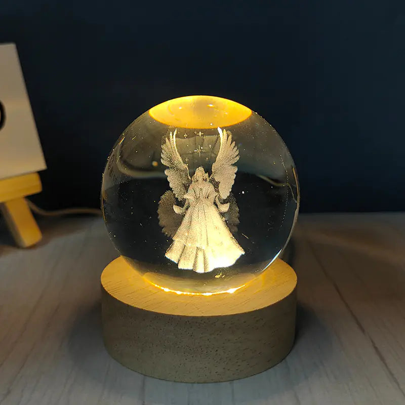 USB Night Light Crystal Ball