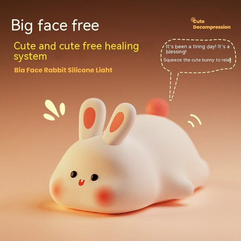 Cute Rabbit Bulb Light - Touch Sensor Bedside Lamp Home Decor