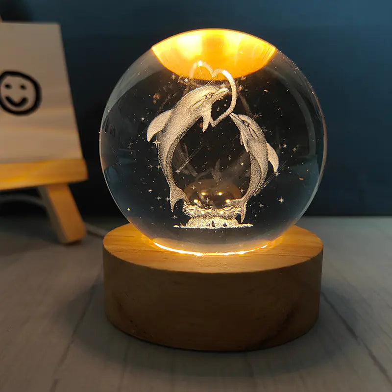 USB Night Light Crystal Ball