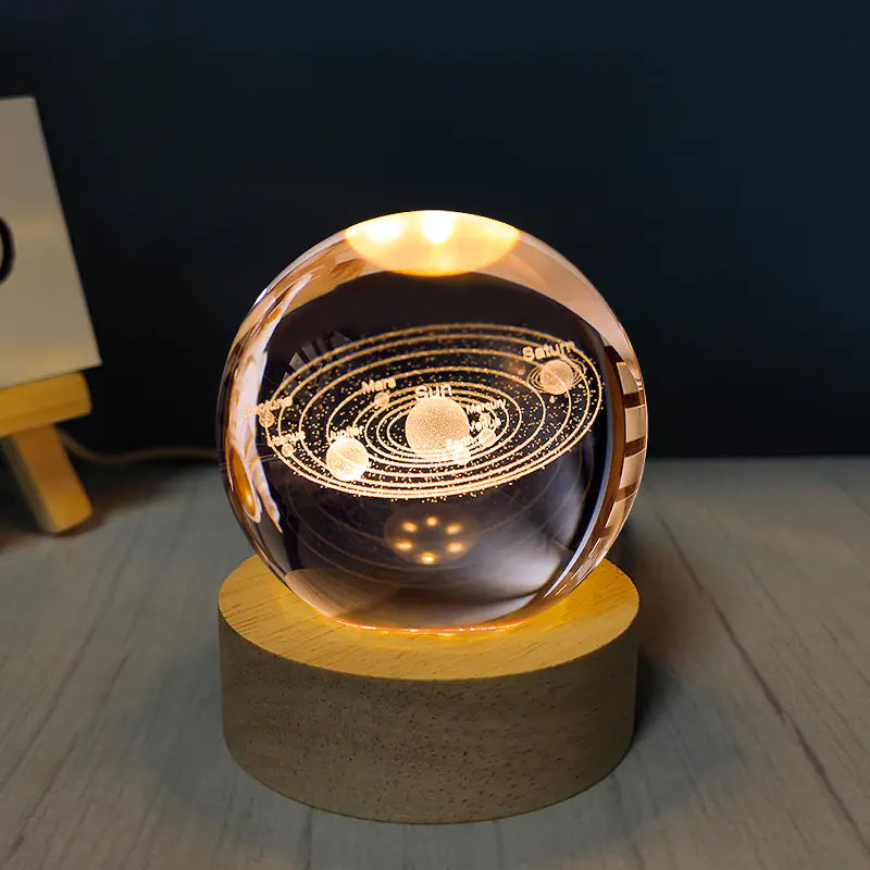 USB Night Light Crystal Ball