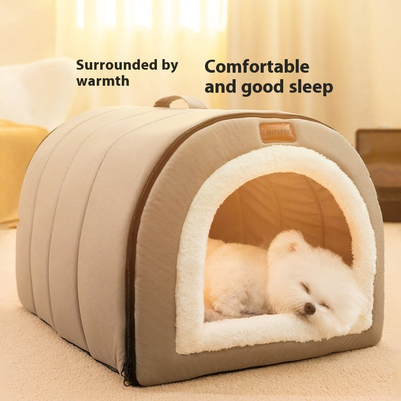 Portable Pet House Warm Nest, Sized Dog Cat Nest