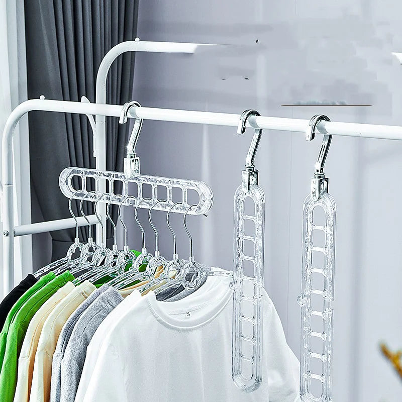 Hanger Multi Directions 9-Slot for Clothes Organzing