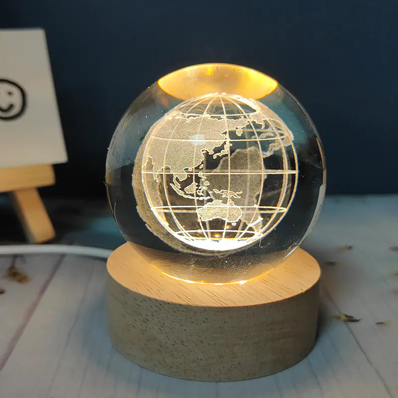 USB Night Light Crystal Ball
