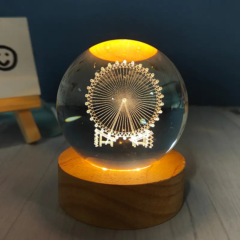USB Night Light Crystal Ball
