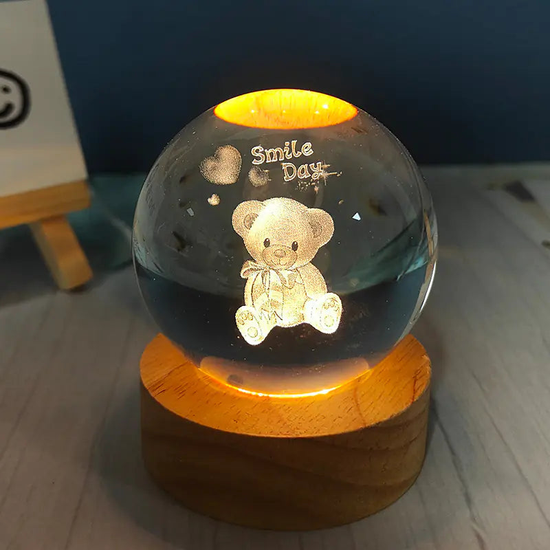 USB Night Light Crystal Ball