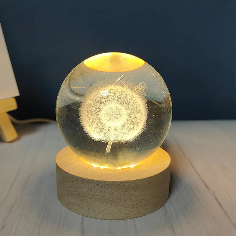 USB Night Light Crystal Ball