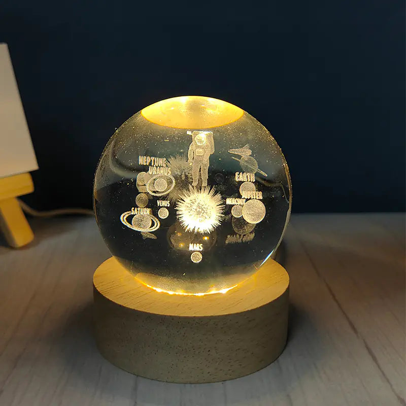 USB Night Light Crystal Ball