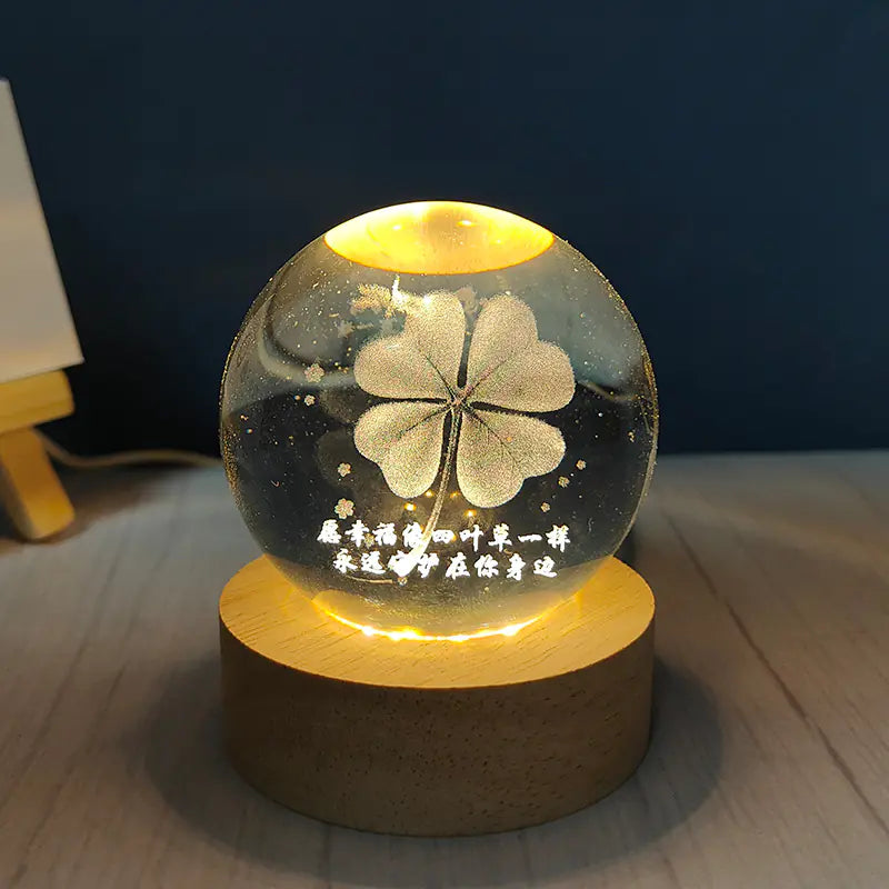 USB Night Light Crystal Ball