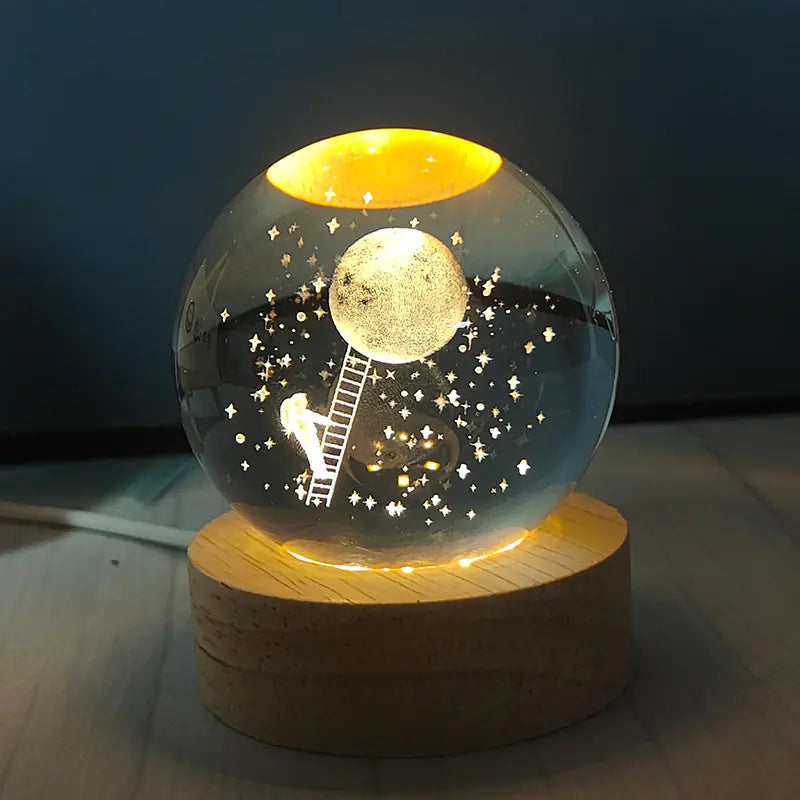 USB Night Light Crystal Ball