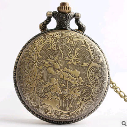 Large Brown Australian Map Quartz Pocket Watch
